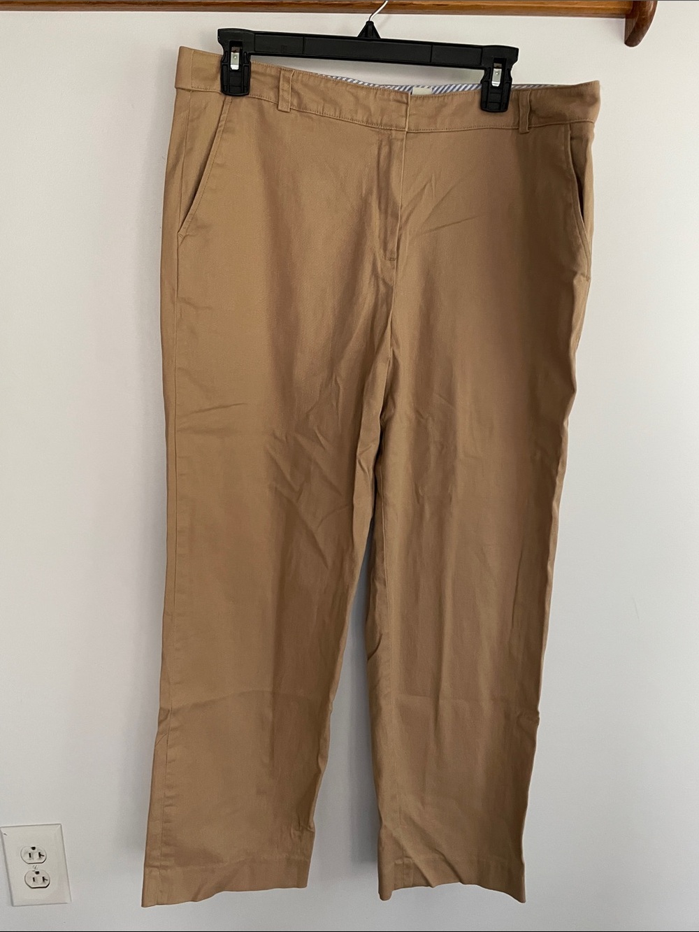 Classic Elements Straight-Leg Women’s Pants in Camel Tan